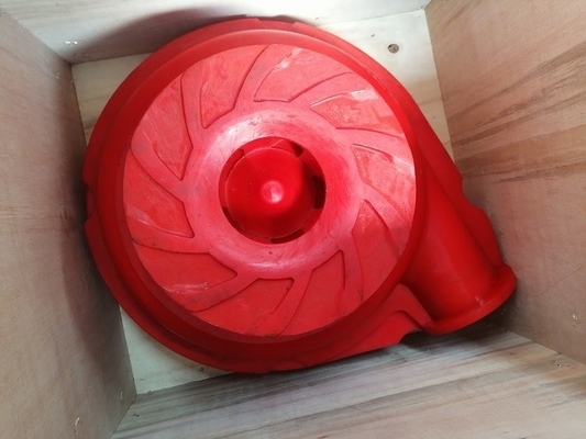 Schlamm-Pumpen-Teile ISO gestalten austauschbare Platten-Zwischenlage mit PU-Gummibeschichtung